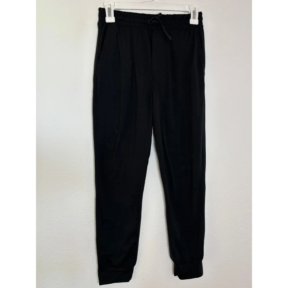 Abercrombie Kids Black Joggers Drawstring Waist Active Pants Size 11/12